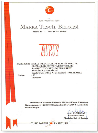 marka tescil belgesi taurus