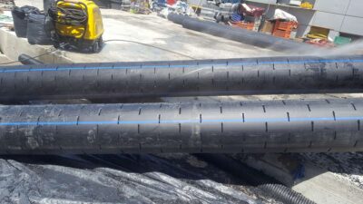 hdpe-100 yarıklı perfore boru