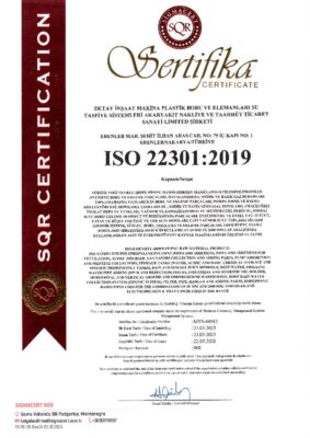 ISO 22301 2019